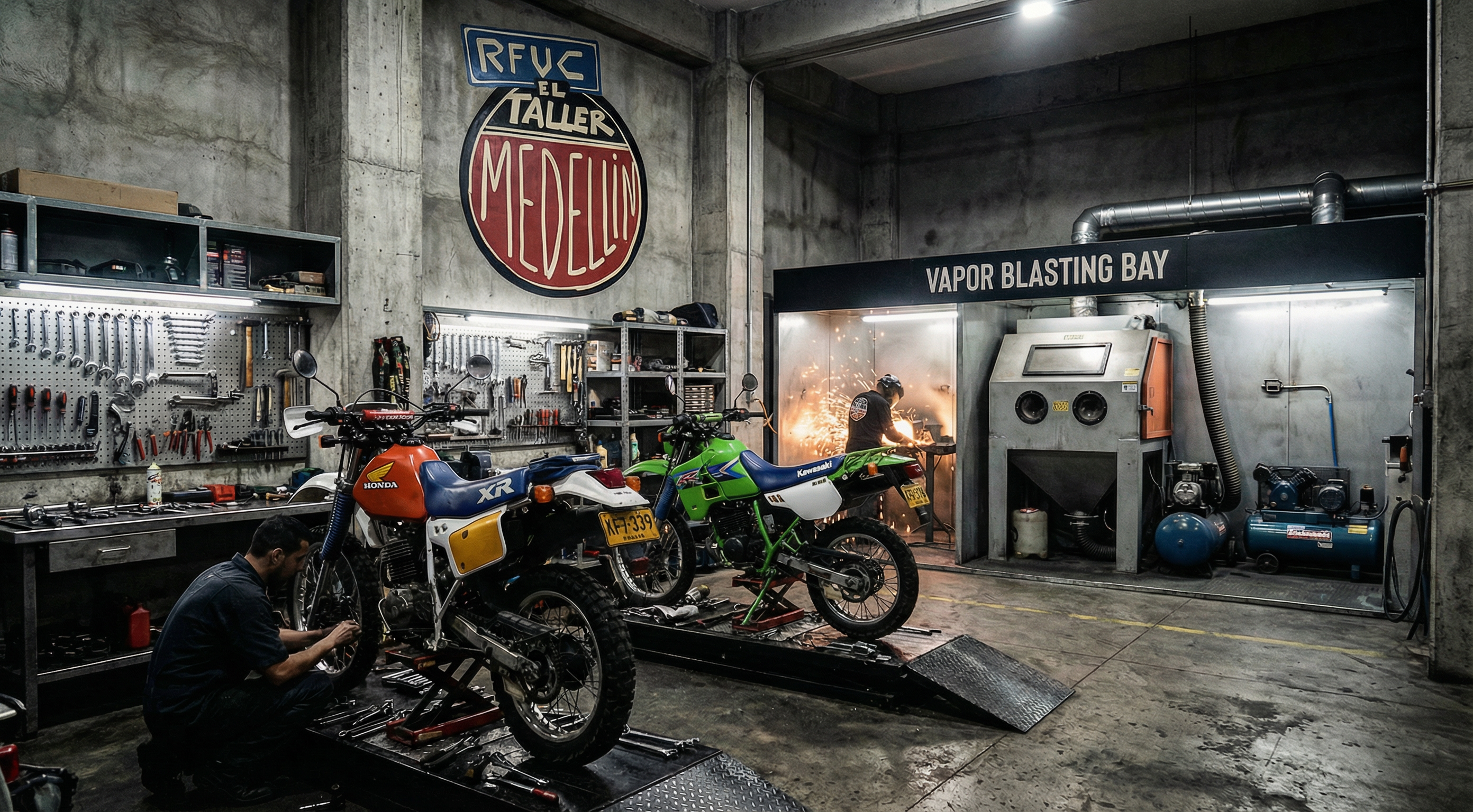 Taller DCM - XR, KMX y Vapor Blasting